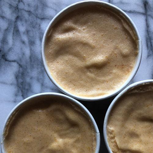 Roasted Peach Sorbet - Chris's Ice Cream