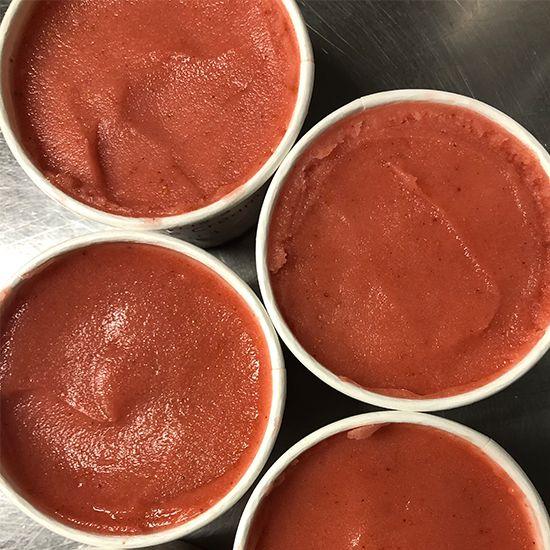 Strawberry Sorbet - Chris's Ice Cream